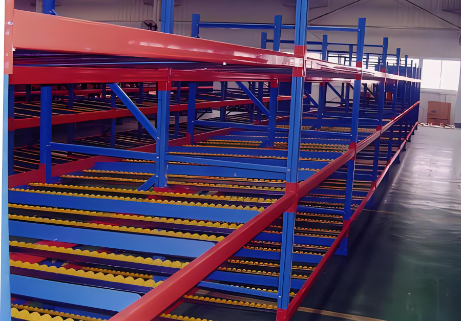 Heavy Roller Racking System Roller Racking System Metal Storage Carton Flow Racking for Warehouse ...