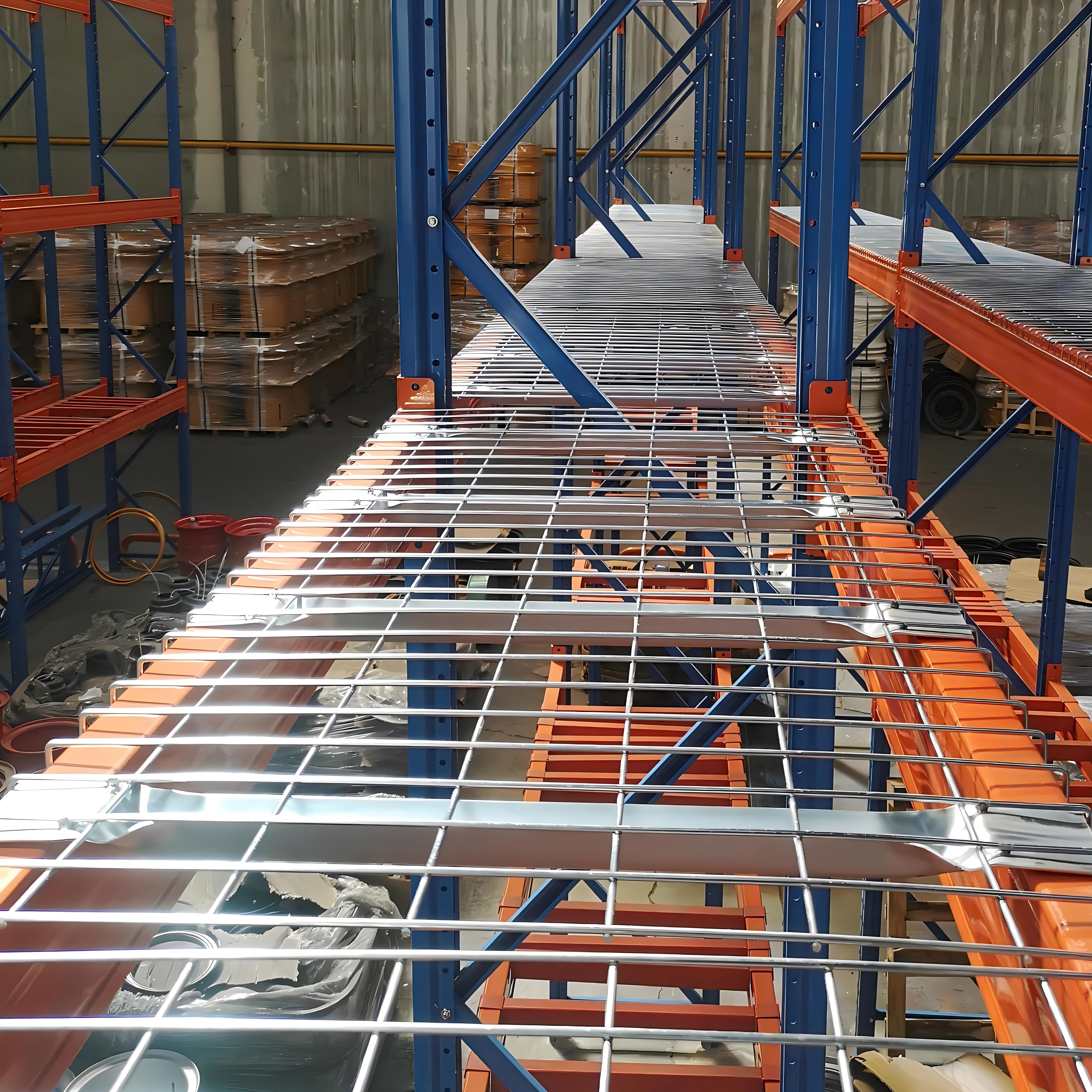 Warehouse Iron Welded Zinc Plated Steel Metal Waterfall Wire Mesh ...
