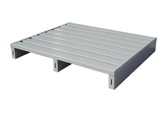Stackable Skid Racks Colorful Injection Warehouse Storage Industrial Steel Metal Skid Pallet ...