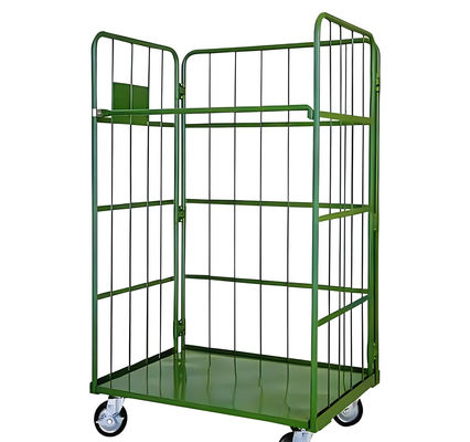 200KG Galvanized Welded Steel Nesting Foldable Storage Warehouse ...