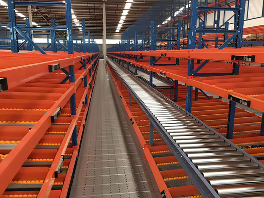 Warehouse Storage Gravity Pallet Roller Flow Rack System Shelves ...