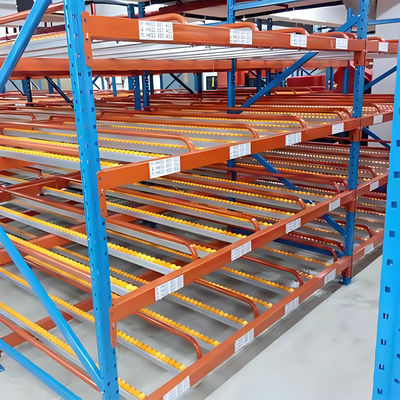 Customized Carton Flow Racking with Rolling Roller Steel Warehouse Rack ...