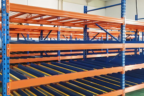 Roller Racking System Metal Storage Carton Flow Racking for Warehouse ...
