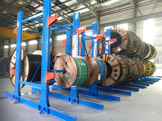 Electrical Heavy Duty Cable Reel Rack System Industrial Warehouse ...