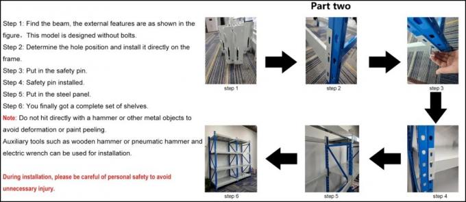 Conventionbal Racking Setup Double Deep Warehouse Racking Conventional Selective Storage Pallet ...